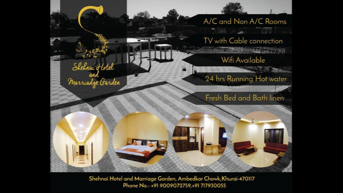 Hotel Shehnai Garden Khurai Buitenkant foto